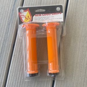 COPY - S&M Logo Bmx Grips Orange Bmx Bike Grips Scooter Grips Cult Shadow Primo…
